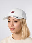 Бейсболка LEVIS арт. D7723-0001 Housemark Flexfit Cap (regular white)